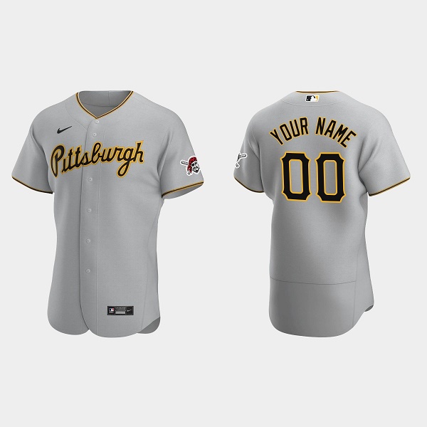 Men's Pittsburgh Pirates Active Player Gray Stitched MLB Jersey